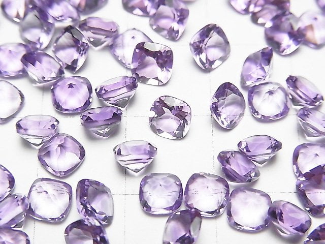 [Video]High Quality Amethyst AAA Loose stone Square Faceted 5x5mm 10pcs