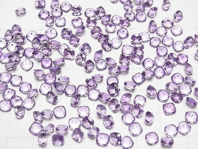 [Video]High Quality Amethyst AAA Loose stone Square Faceted 5x5mm 10pcs