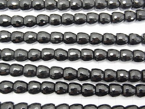 Onyx  Apple Shape 8mm half or 1strand beads (aprx.15inch/38cm)