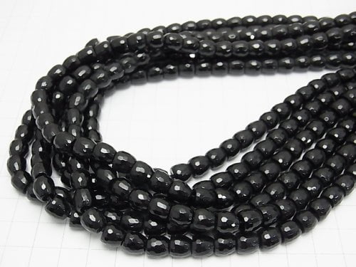 Onyx  Apple Shape 8mm half or 1strand beads (aprx.15inch/38cm)