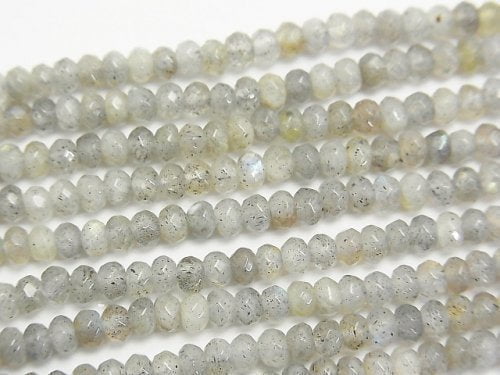 Labradorite, Roundel Gemstone Beads