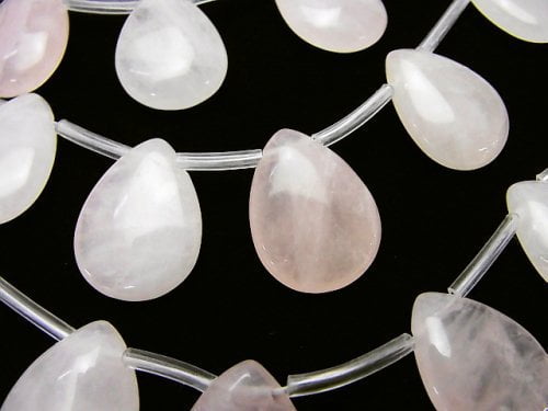 Pear Shape, Rose Quartz Gemstone Beads