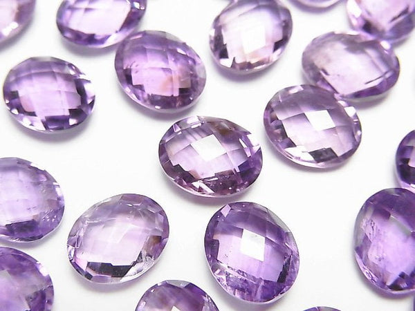 [Video]High Quality Amethyst AAA Loose stone Faceted Oval 10x8mm 4pcs
