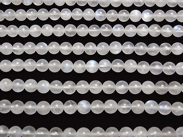 [Video] Royal Blue Moonstone AA+ Round 6mm half or 1strand beads (aprx.15inch / 36cm)