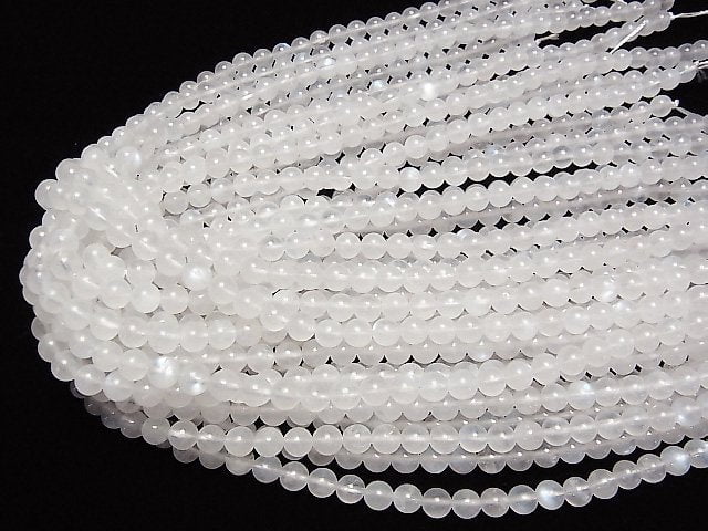 [Video] Royal Blue Moonstone AA+ Round 6mm half or 1strand beads (aprx.15inch / 36cm)