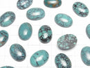 [Video]Turquoise AAA Oval Cabochon 18x13mm Patterned 2pcs