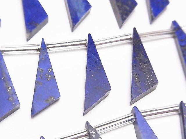 Lapis lazuli, Triangle Gemstone Beads