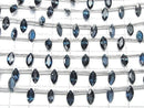 [Video] High Quality London Blue Topaz AAA Marquise Faceted 8x4mm half or 1 strand (8pcs)