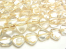 Champagne Quartz, Heart Gemstone Beads