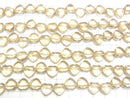 [Video] Champagne Color Quartz AAA Heart 10 x 10 x 5 mm half or 1 strand beads (aprx.15 inch / 38 cm)