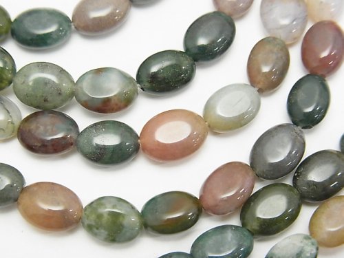 Agate, Oval Gemstone Beads