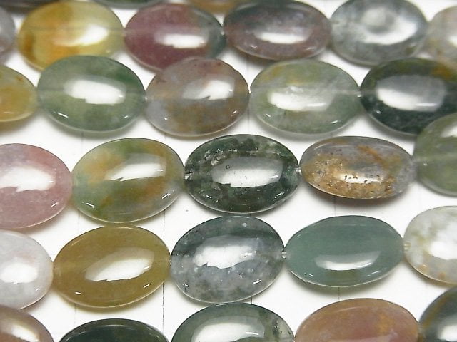 1strand $7.79! Indian Agate Oval 14x10x5mm 1strand beads (aprx.15inch / 37cm)
