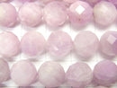 [Video]High Quality! Nigerian Kunzite AA+ Faceted Round 10mm half or 1strand beads (aprx.15inch/37cm)