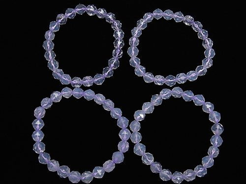 High Quality! Scorolite AAA Star Faceted Round 8 mm 1strand (Bracelet)