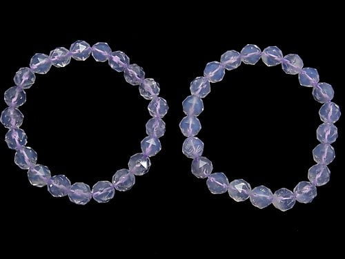 [Video] High Quality! Scorolite AAA Star Faceted Round 9 mm 1strand (Bracelet)