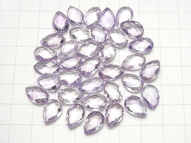 [Video] High Quality Pink Amethyst AAA Undrilled Pear shape Cushion Cut 12 x 8 mm 4 pcs $11.79!