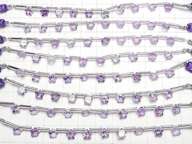 1strand $14.99! Amethyst AAA- Faceted Star 6x6mm 1strand (10pcs )