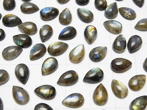 Finland Spectrolite AAA Pear shape Cabochon 9 x 6 mm 10pcs $24.99!