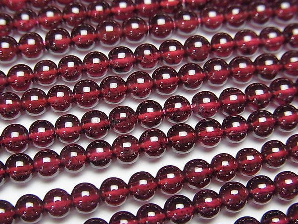 Garnet, Round Gemstone Beads