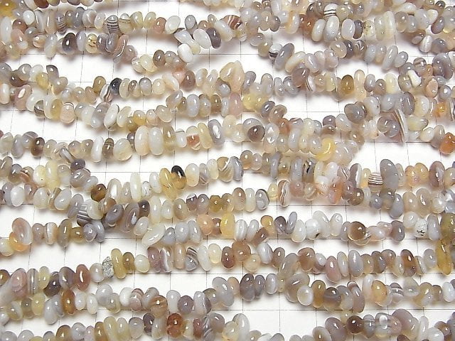 [Video]Botswana Agate Chips (Small Nugget) 1strand beads (aprx.31inch/78cm)