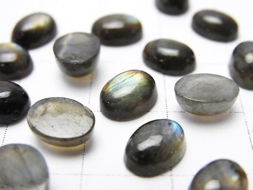 Finland Spectrolite AAA Oval Cabochon 8 x 6 mm 8pcs