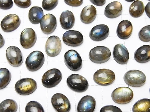 Finland Spectrolite AAA Oval Cabochon 8 x 6 mm 8pcs