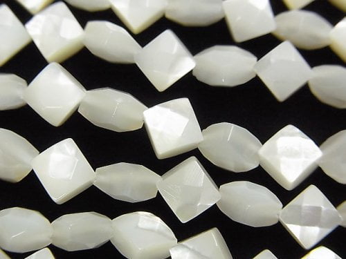 Diamond, Mother of Pearl (Shell Beads) Pearl & Shell Beads