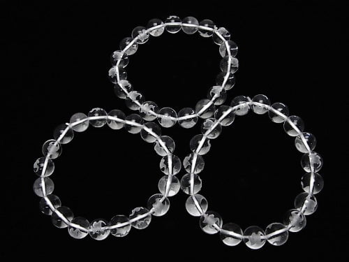 [Video] 12 Constellation Carving! Crystal AAA Round 10 mm [Taurus] half or 1 strand (Bracelet)