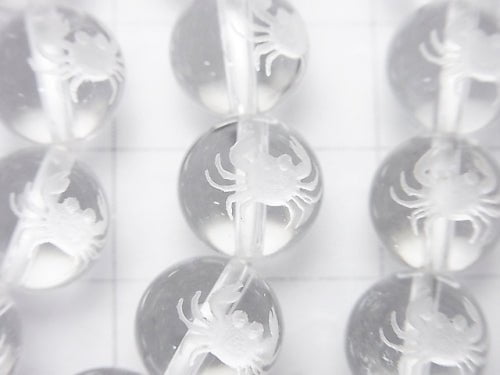 [Video] 12 Constellation Carving! Crystal AAA Round 10 mm [Kanza] half or 1 strand (Bracelet)