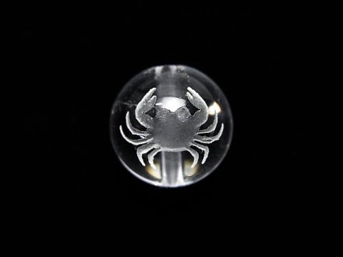 [Video] 12 Constellation Carving! Crystal AAA Round 10 mm [Kanza] half or 1 strand (Bracelet)