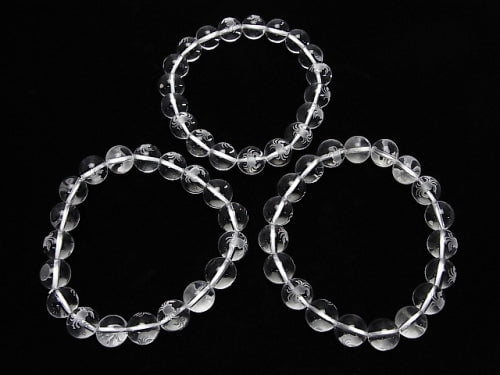 [Video] 12 Constellation Carving! Crystal AAA Round 10 mm [Kanza] half or 1 strand (Bracelet)