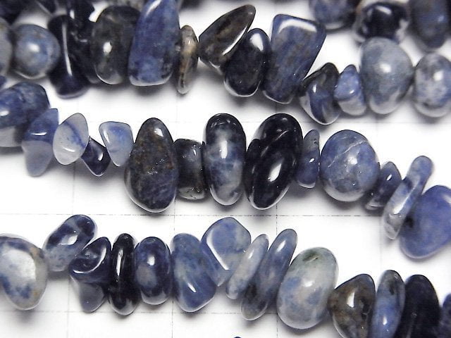 [Video] Sodalite AA++ Chips (Small Nugget) 1 strand beads (aprx.31inch/78cm)