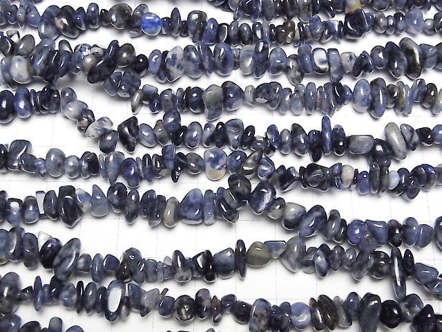 [Video] Sodalite AA++ Chips (Small Nugget) 1 strand beads (aprx.31inch/78cm)