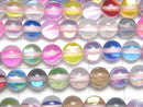 [Video] Multicolor Luna Flash Round 6mm 1strand beads (aprx.15inch/36cm)