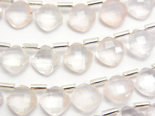 Diamond, Rose Quartz Gemstone Beads