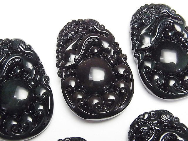 Obsidian Gemstone Beads