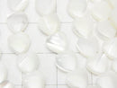 [Video] Mother of Pearl MOP White Vertical Hole Heart Shape 6x6x2mm 1strand beads (aprx.15inch / 37cm)