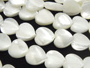 Heart, Mother of Pearl (Shell Beads) Pearl & Shell Beads