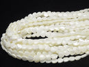 [Video] Mother of Pearl MOP White Vertical Hole Heart Shape 10x10x4mm 1strand beads (aprx.15inch / 37cm)
