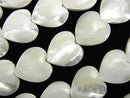 Heart, Mother of Pearl (Shell Beads) Pearl & Shell Beads