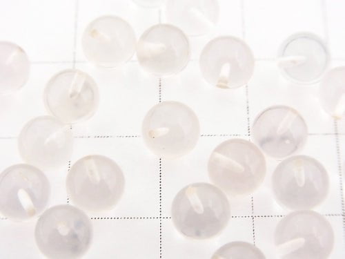 Madagascar Rose Quartz AAA Half Drilled Hole Round 6 mm 5 pcs $6.79!