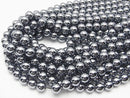 Terahertz Round 10mm [2mm hole] 1strand beads (aprx.15inch/37cm)
