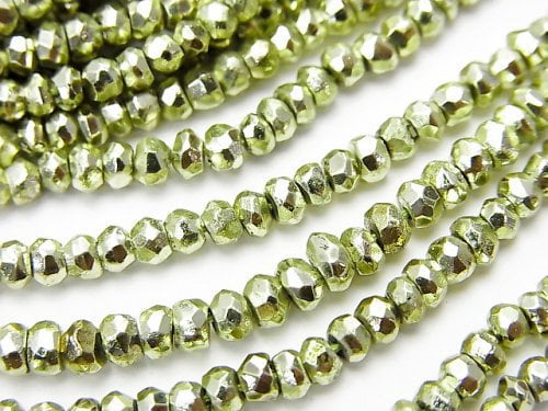 Pyrite, Roundel Gemstone Beads