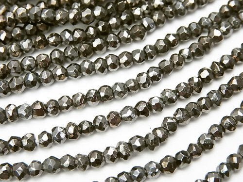 Pyrite, Roundel Gemstone Beads