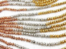 1strand $11.79! Pyrite AAA Metallic Multicolor Coating Faceted Button Rondelle 1strand beads (aprx.13inch / 32cm)
