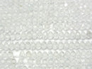 [Video]High Quality! Natural White Topaz AAA Faceted Button Rondelle 3x3x2mm 1strand beads (aprx.15inch/36cm)