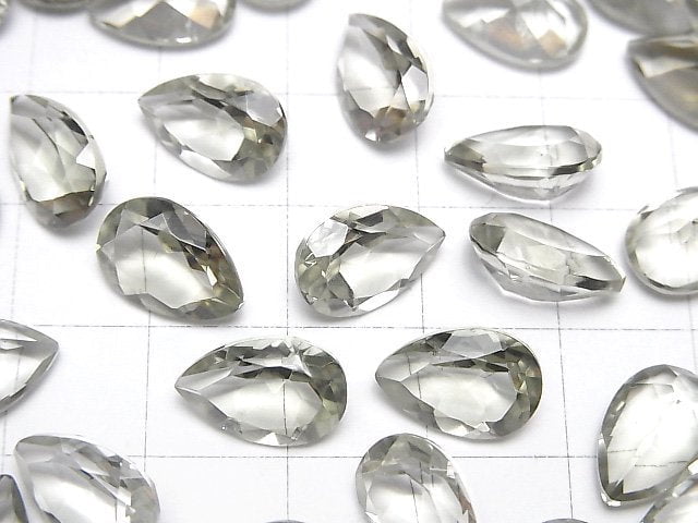 [Video] High Quality Green Amethyst AAA Loose stone Pear shape Faceted 12x8mm 3pcs