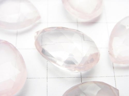 5pcs $29.99! High Quality Rose Quartz AAA Pear shape  Faceted Briolette  5pcs