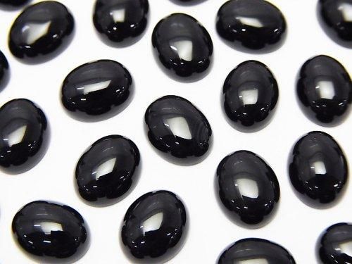 Onyx AAA Oval  Cabochon 10x8mm 5pcs