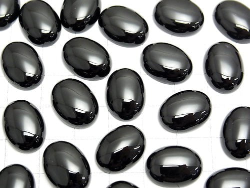 Onyx AAA Oval  Cabochon 16x12mm 2pcs